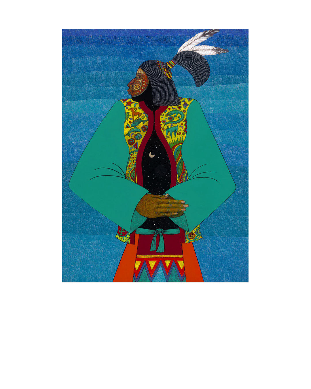 Medicine Man — original artwork by Charles A. Bibbs