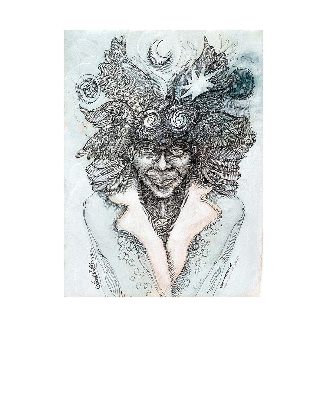 Your Conscious — original artwork by Charles A. Bibbs