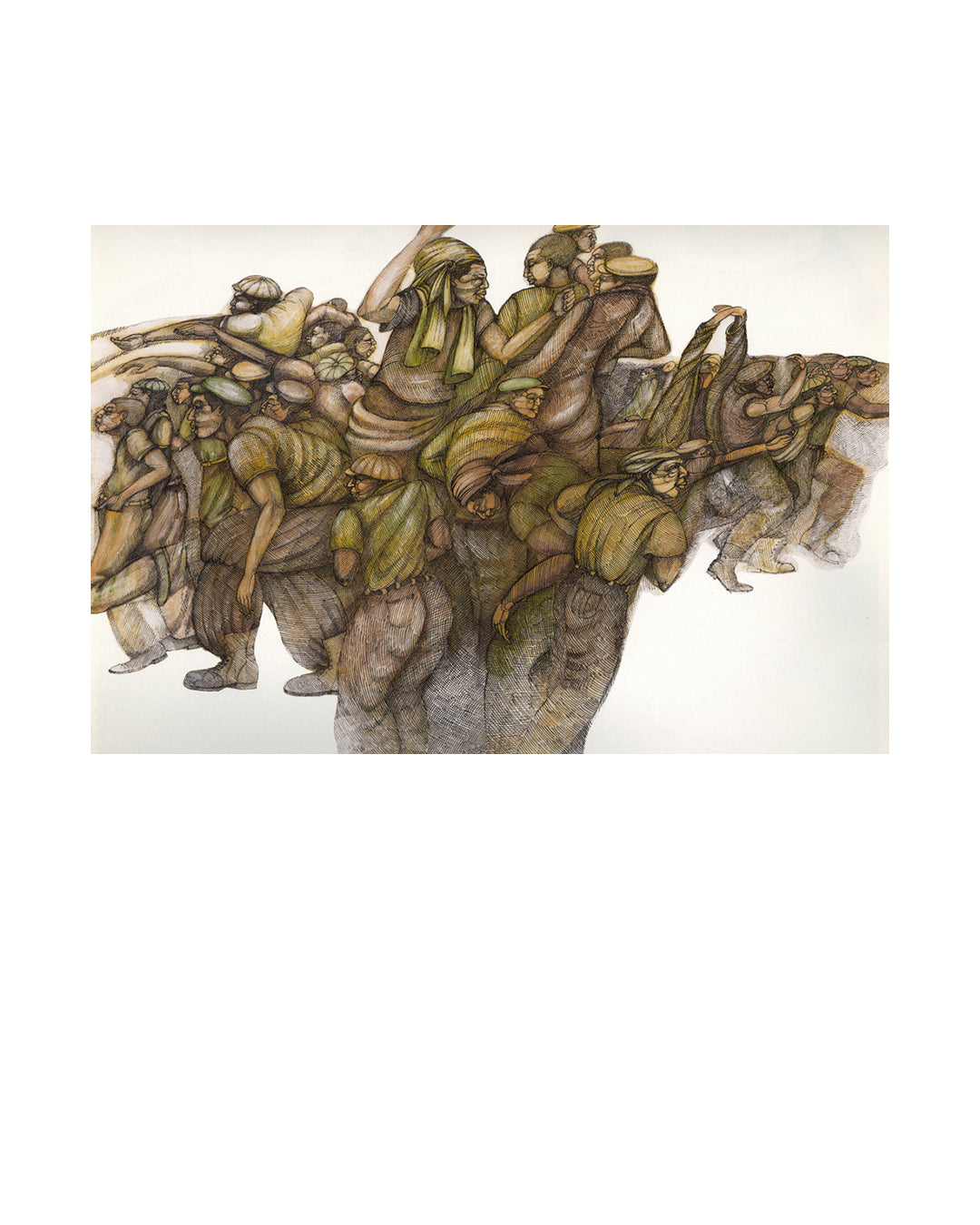 Hats, Boots, & Baggy Pants — original artwork by Charles A. Bibbs