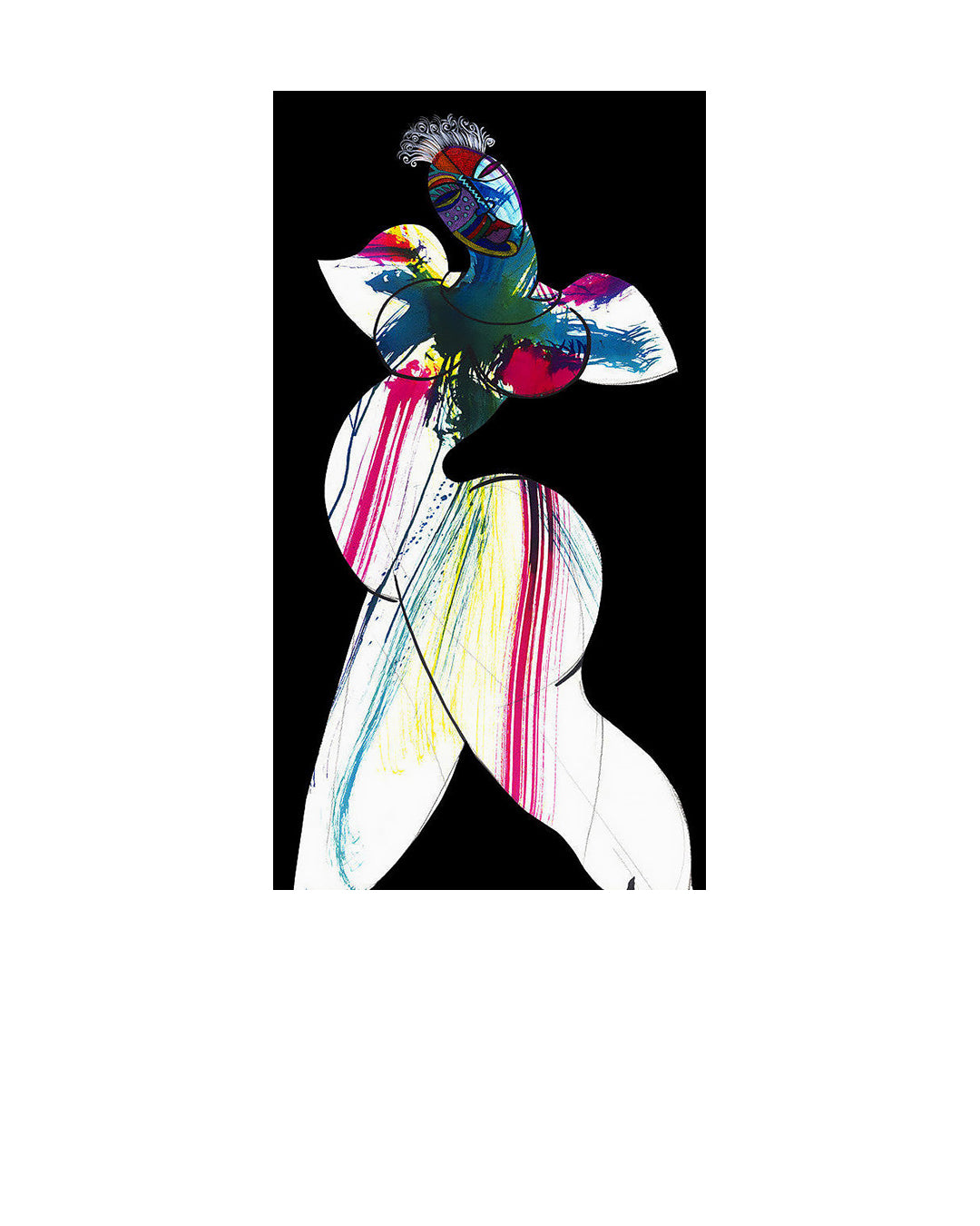 Paint My Body — original artwork by Charles A. Bibbs