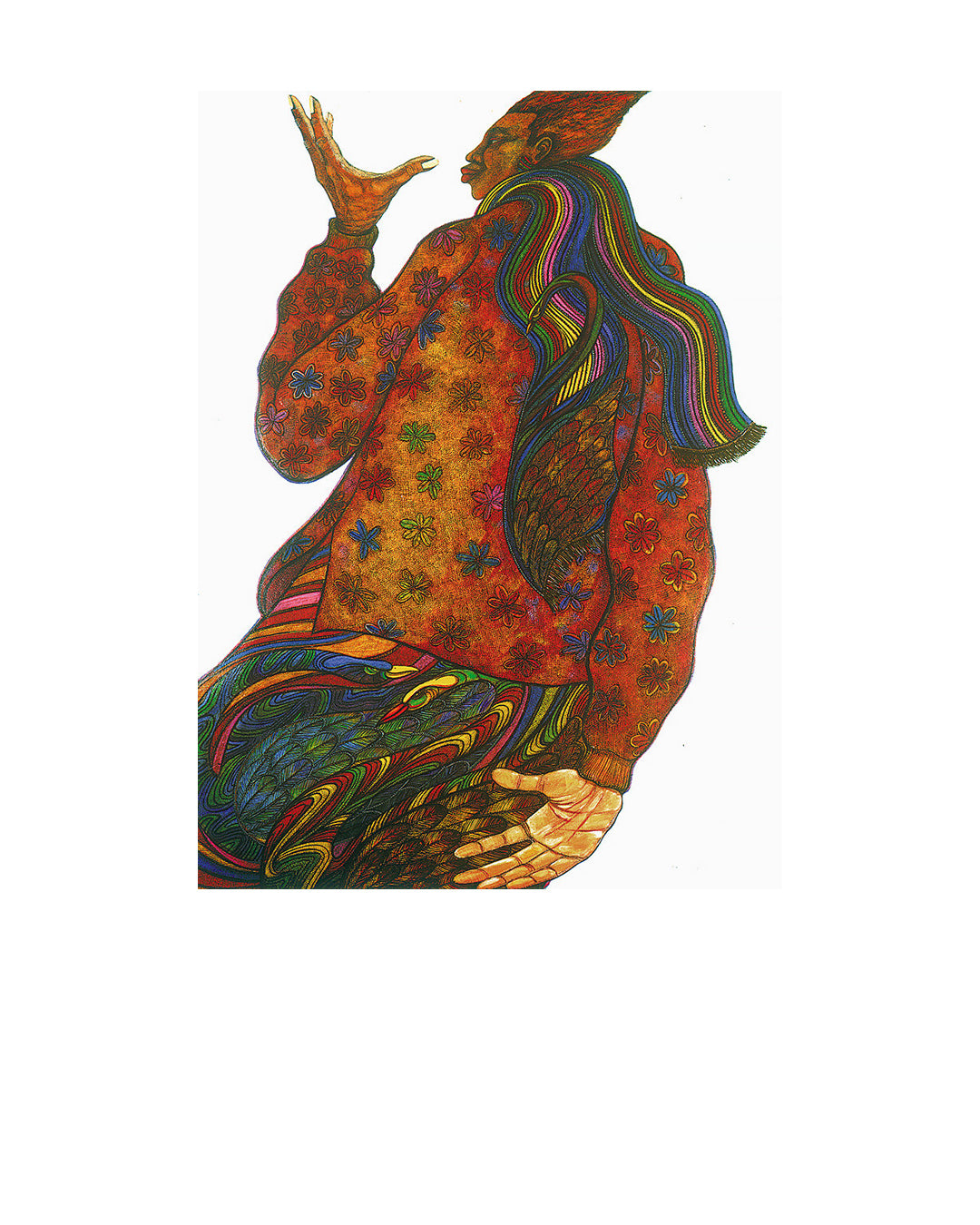 Lady Of Color — original artwork by Charles A. Bibbs