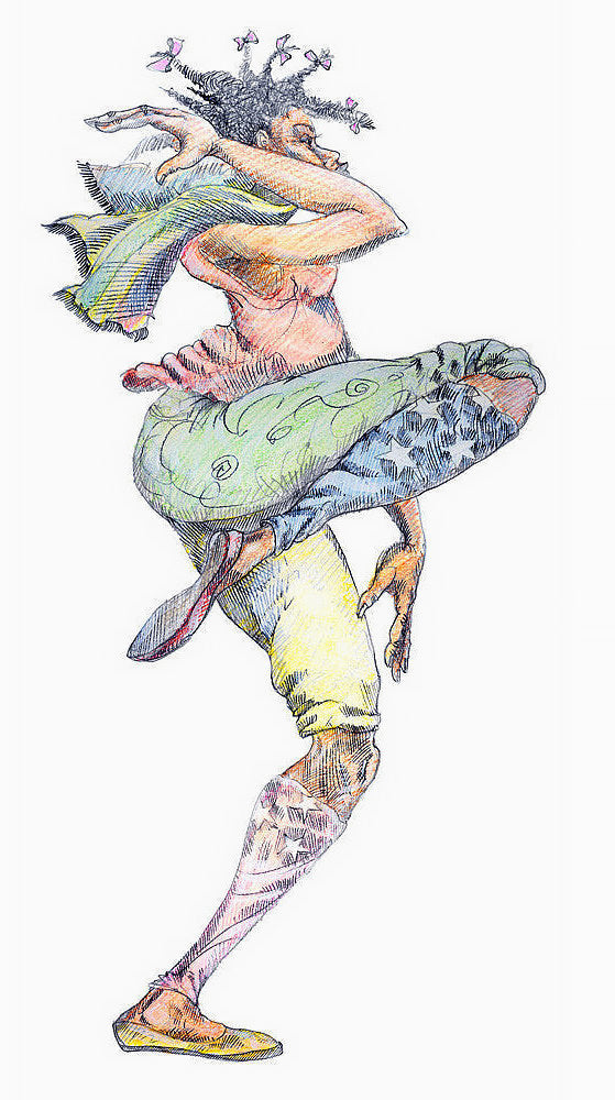 Detail of Jumpin Jack Mama by Charles A. Bibbs