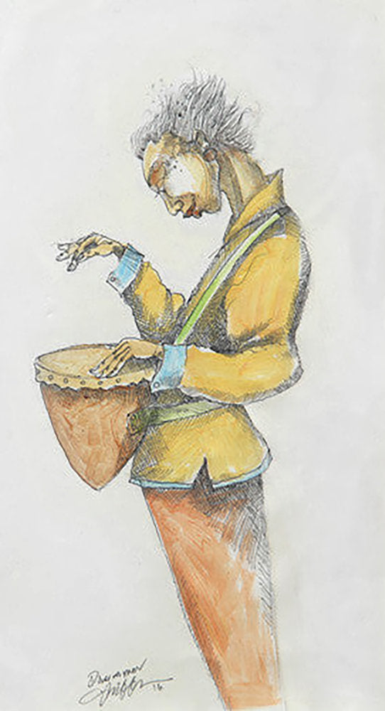 Detail of Drummer by Charles A. Bibbs