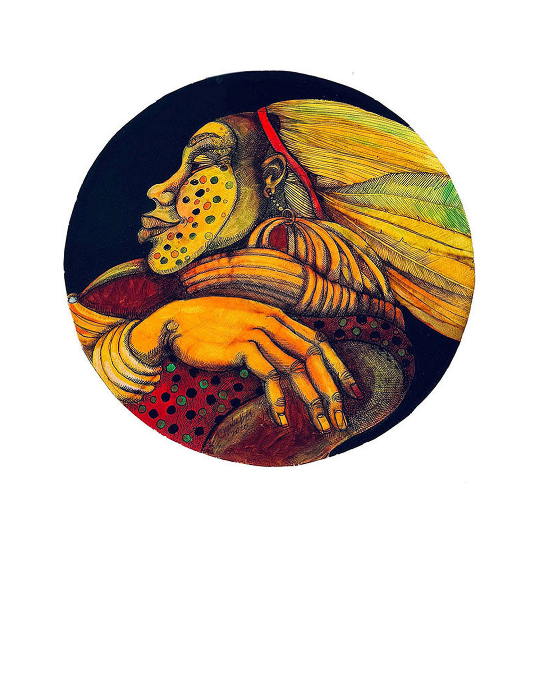 Serenity — original artwork by Charles A. Bibbs