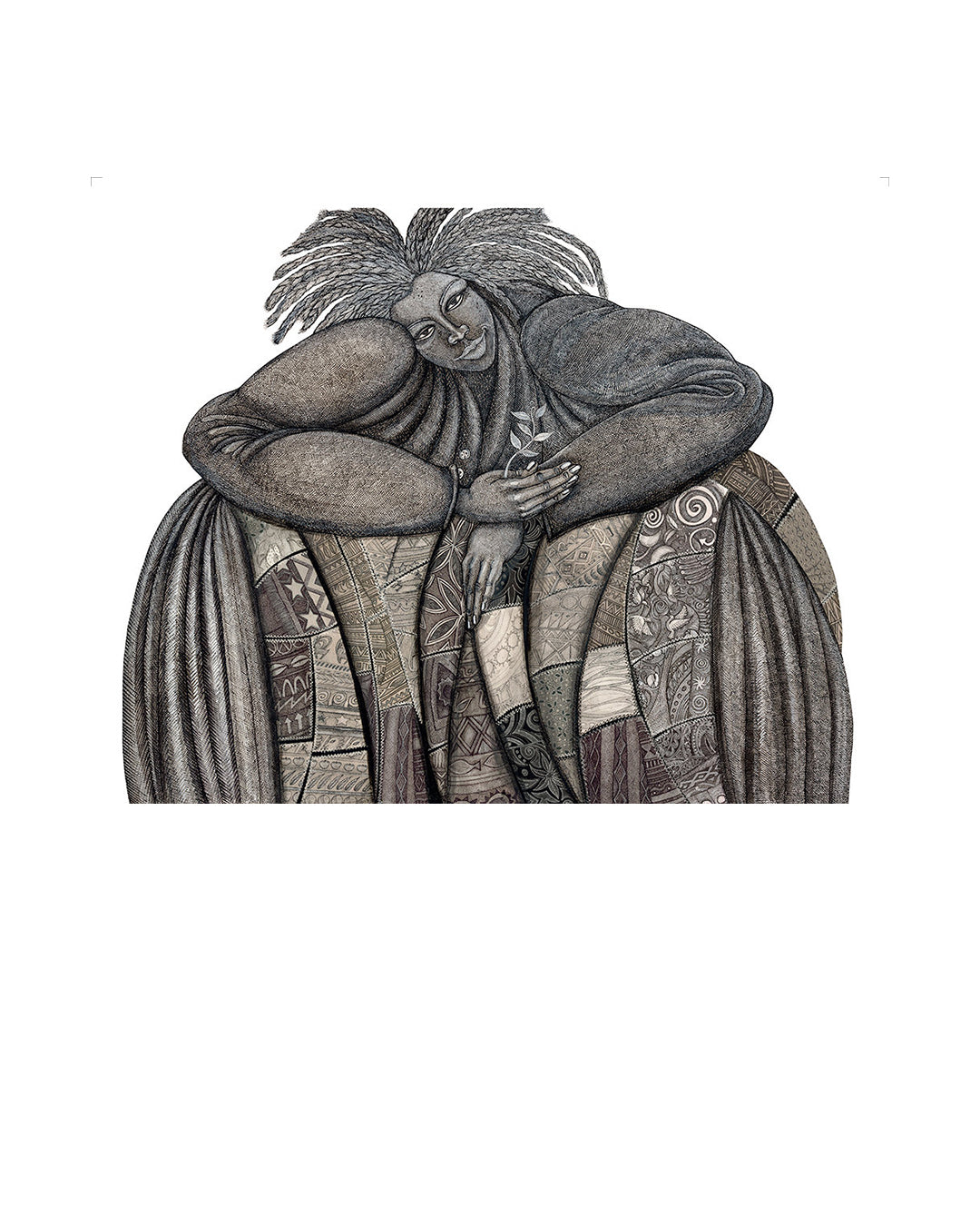 Patterns Of Life II — original artwork by Charles A. Bibbs