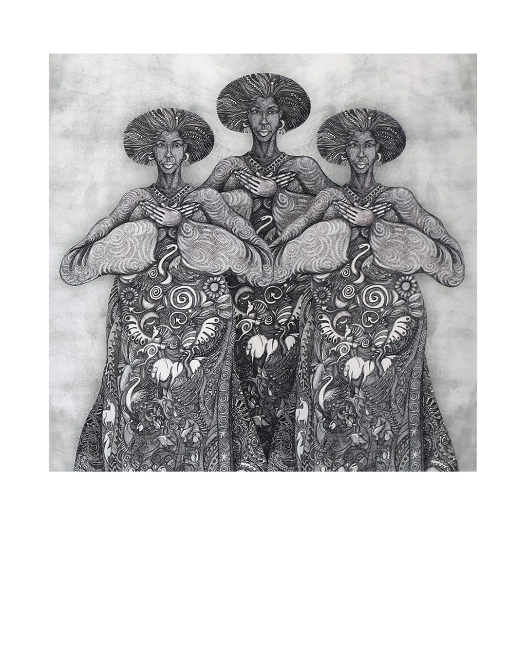 Mother Earth Generations — original artwork by Charles A. Bibbs