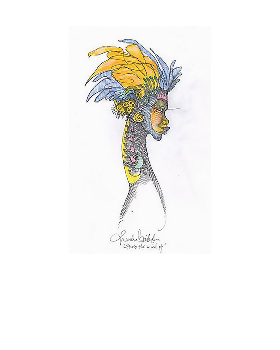 From The Mind Of — original artwork by Charles A. Bibbs