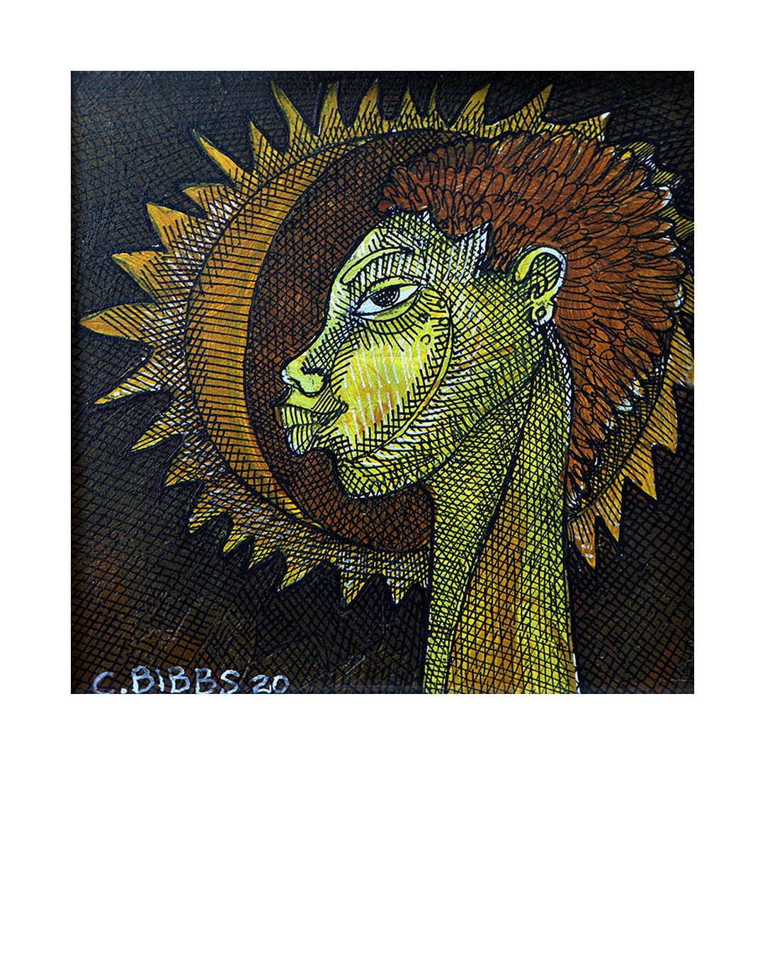 The Sunny Side — original artwork by Charles A. Bibbs