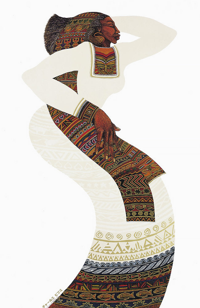 Detail of Lady In White by Charles A. Bibbs