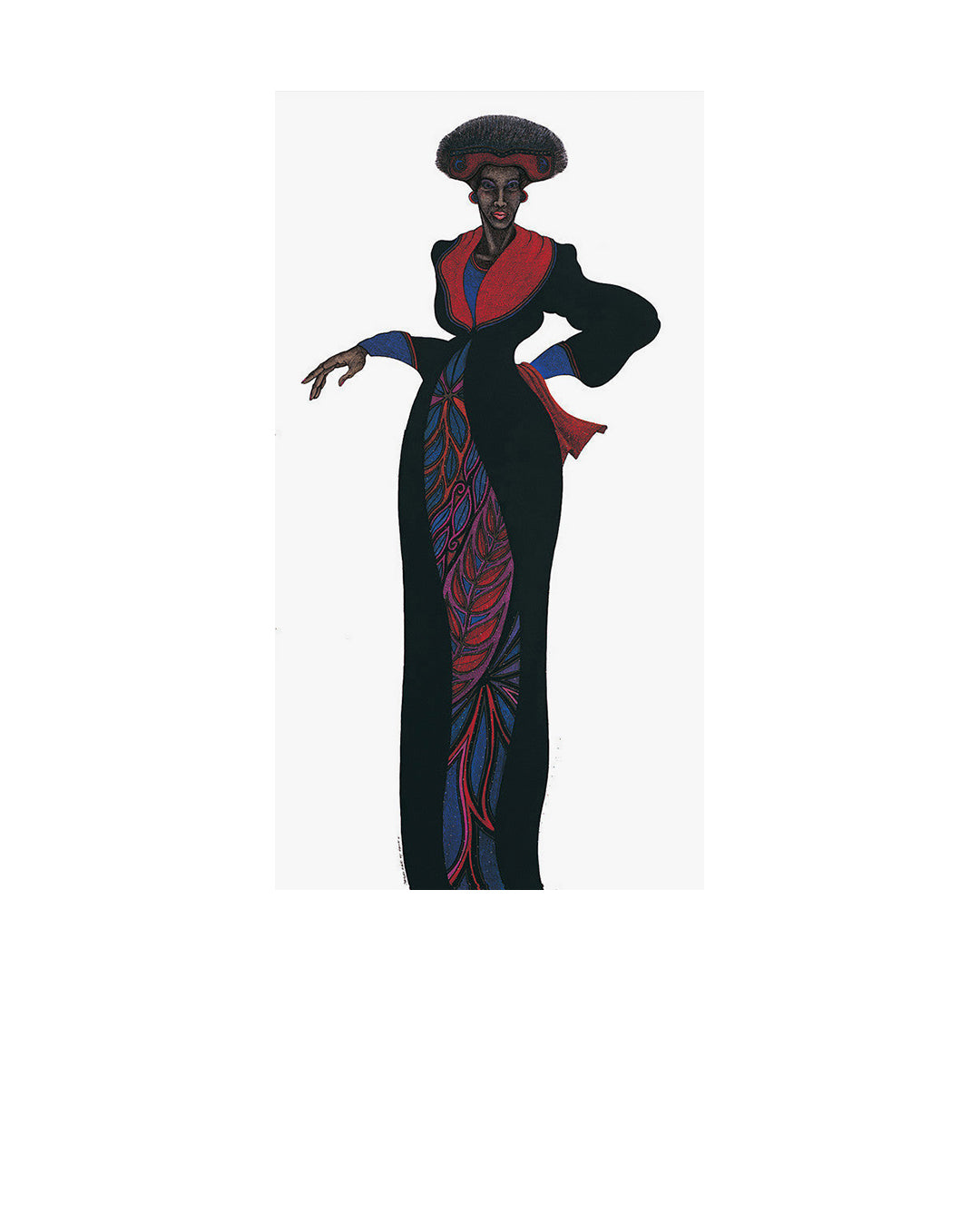 Ebony Series 4 — original artwork by Charles A. Bibbs