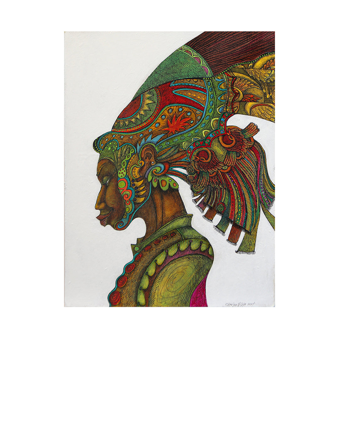Hat Expression — original artwork by Charles A. Bibbs