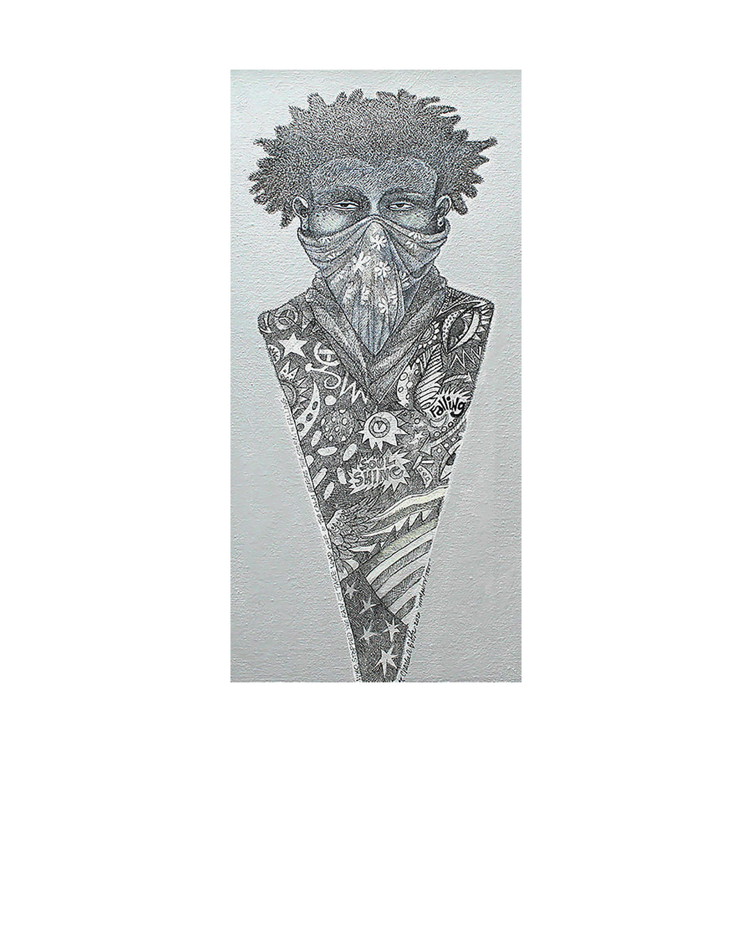 A Test For Life — original artwork by Charles A. Bibbs