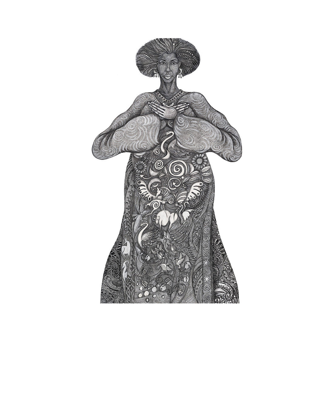 Mother Earth — original artwork by Charles A. Bibbs