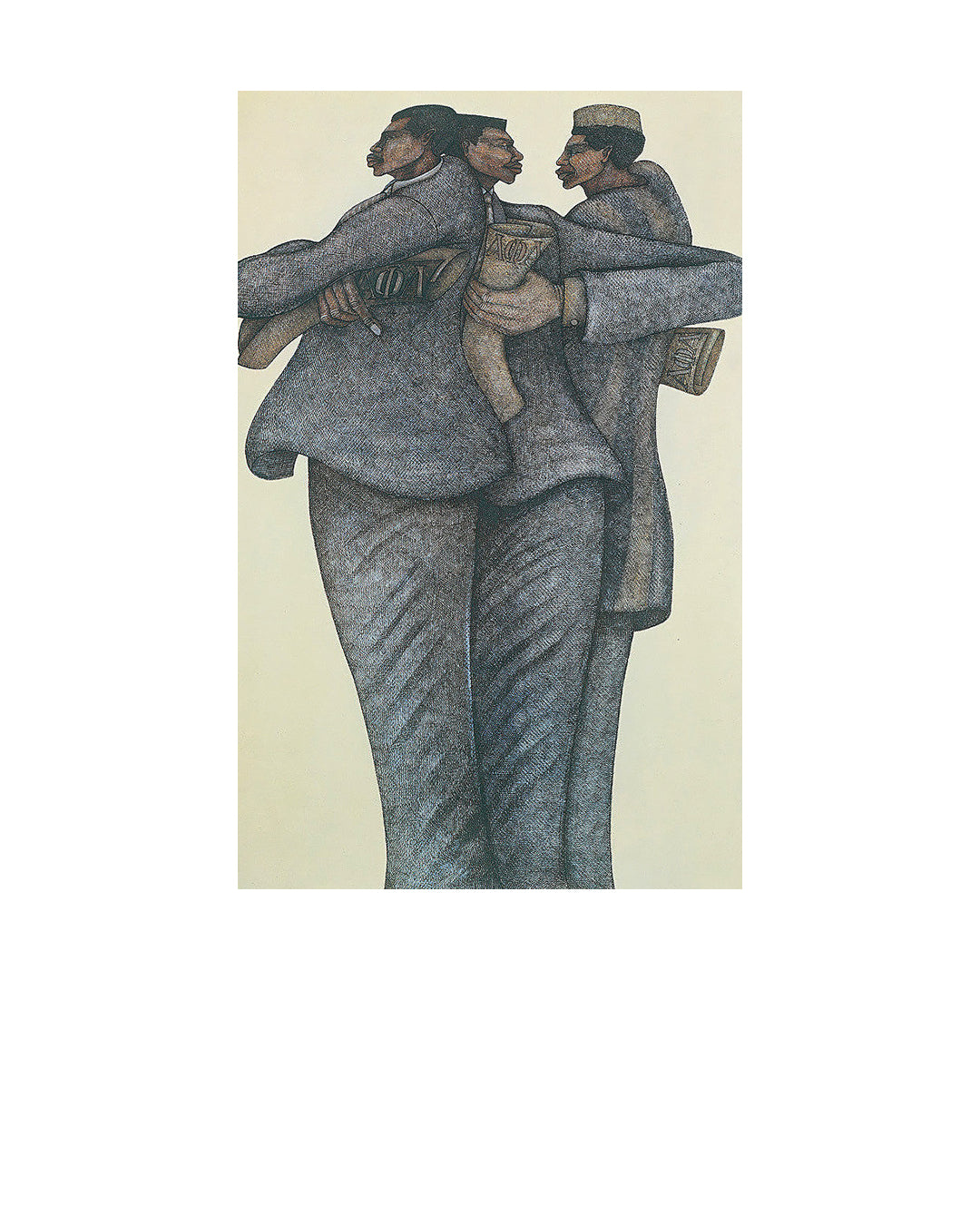 Strong Men — original artwork by Charles A. Bibbs