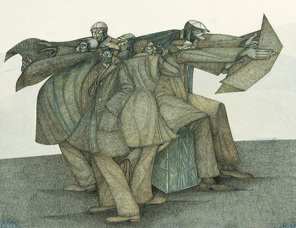 Detail of Good News by Charles A. Bibbs