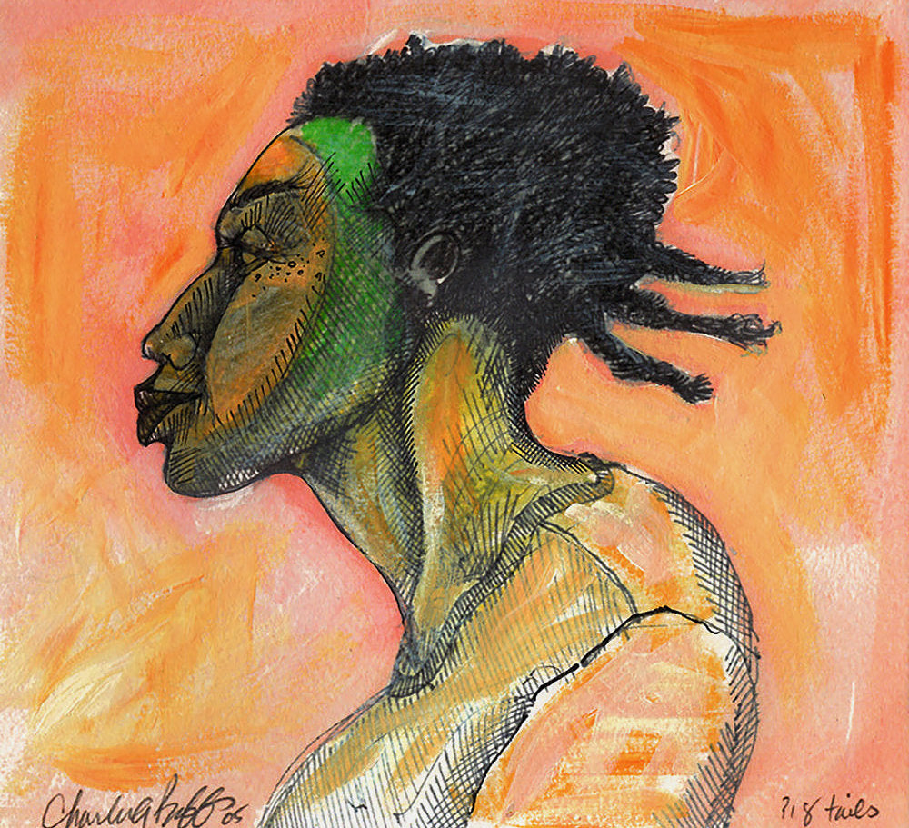 Detail of Pig Tails by Charles A. Bibbs