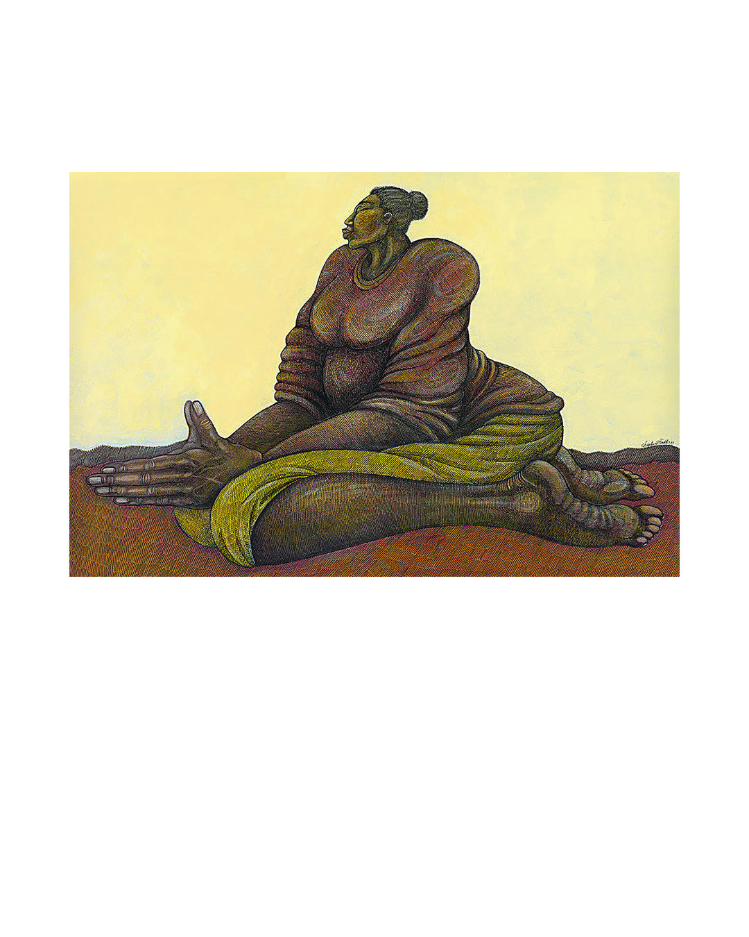 Sunday Morning Prayer — original artwork by Charles A. Bibbs