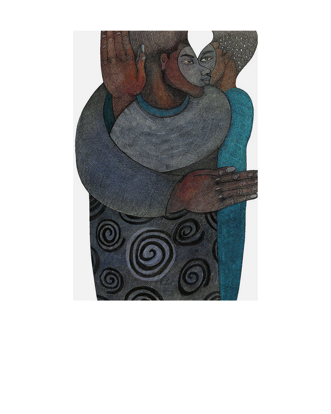 Eye To Eye — original artwork by Charles A. Bibbs