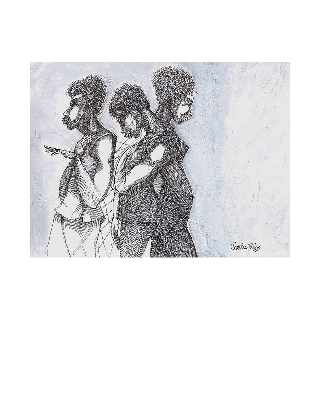 Walk On By — original artwork by Charles A. Bibbs