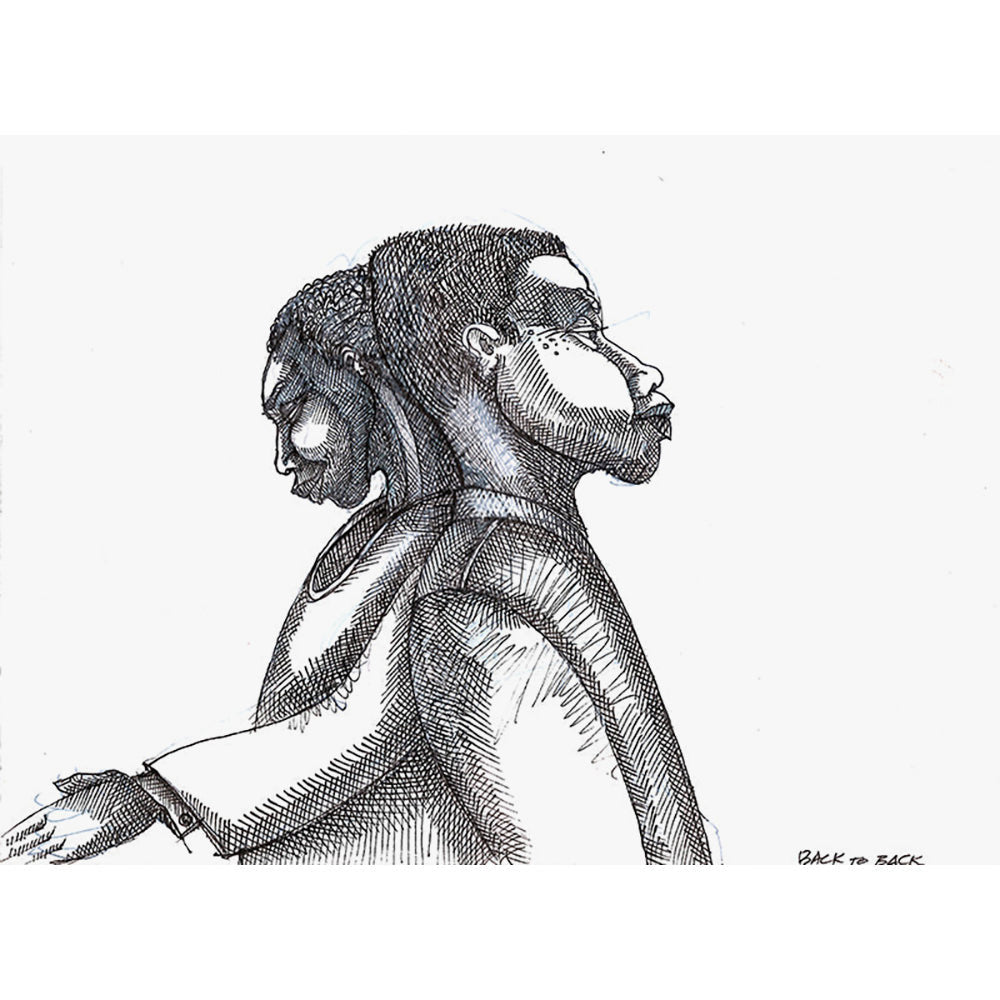 Detail of Back To Back by Charles A. Bibbs