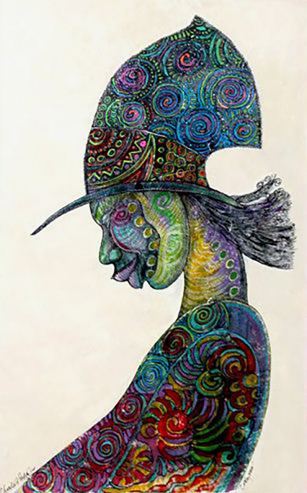 Detail of Swirly Man by Charles A. Bibbs