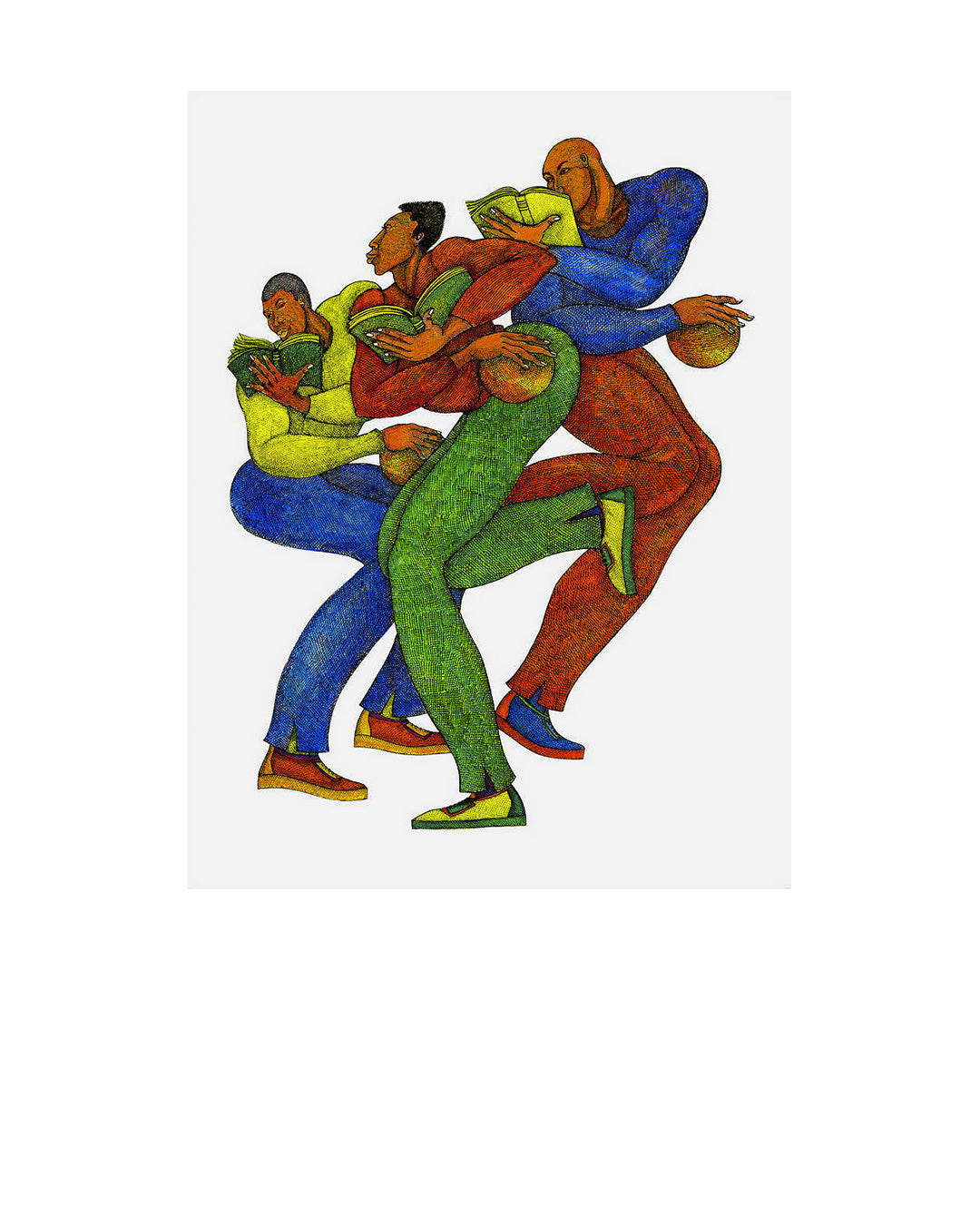 The Mind Game — original artwork by Charles A. Bibbs