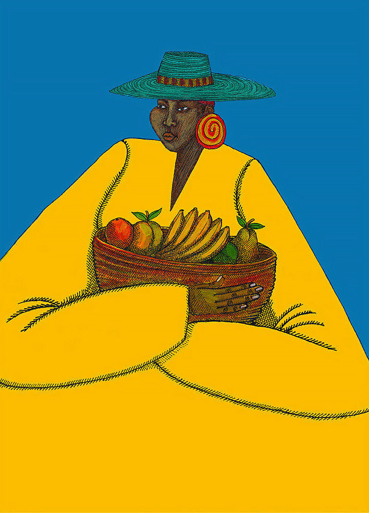 Detail of Bajan Woman by Charles A. Bibbs