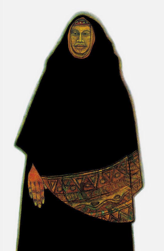 Detail of Mystic Woman by Charles A. Bibbs