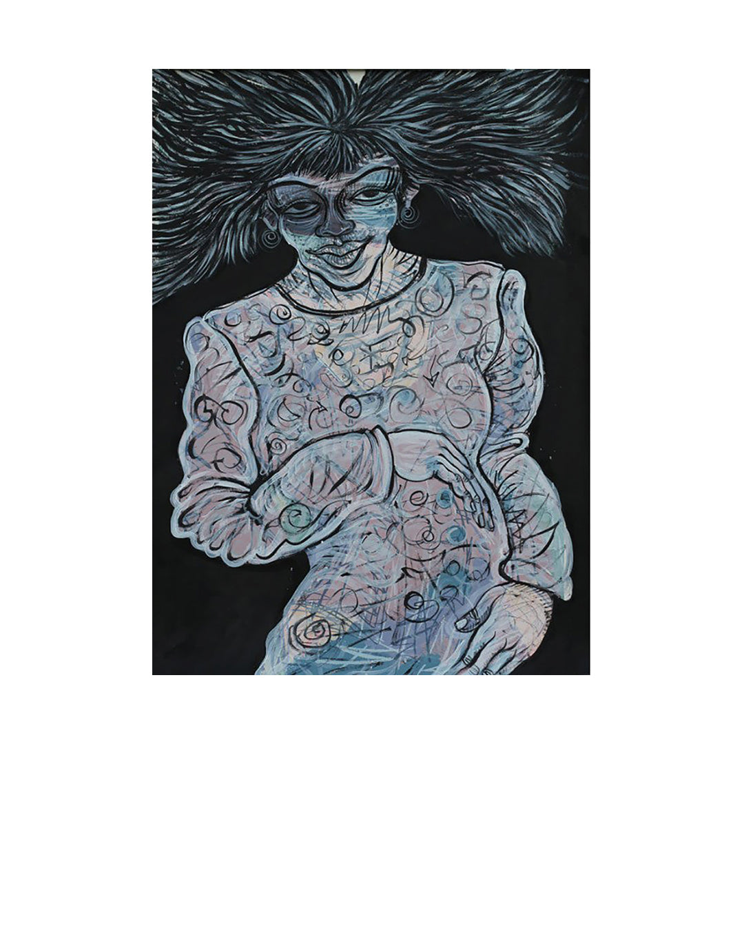 Big Hair — original artwork by Charles A. Bibbs