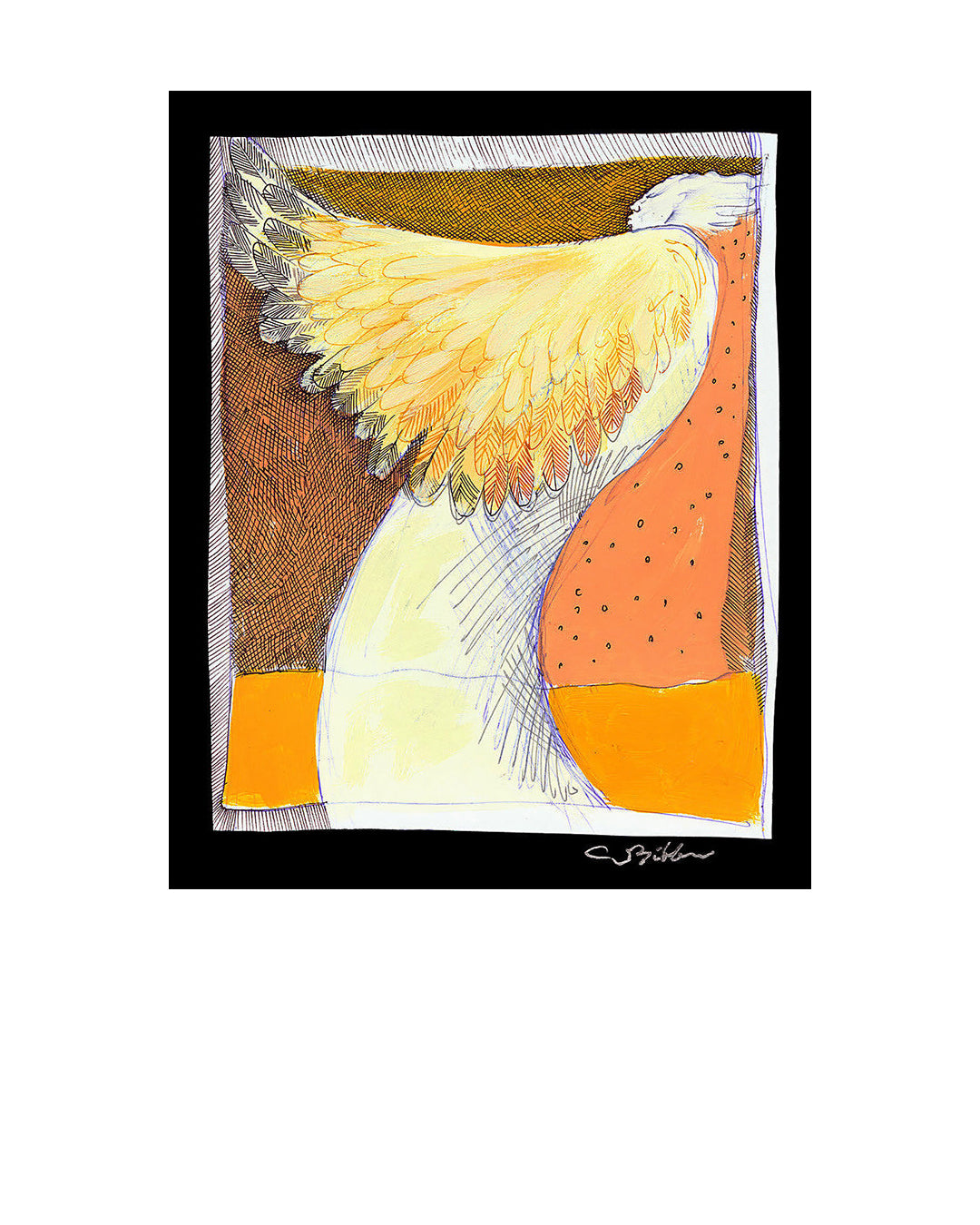 Angel Wings — original artwork by Charles A. Bibbs