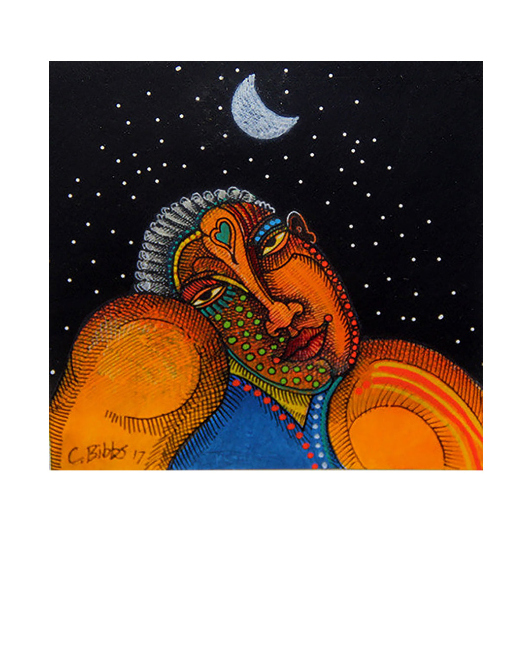 Moonlight — original artwork by Charles A. Bibbs