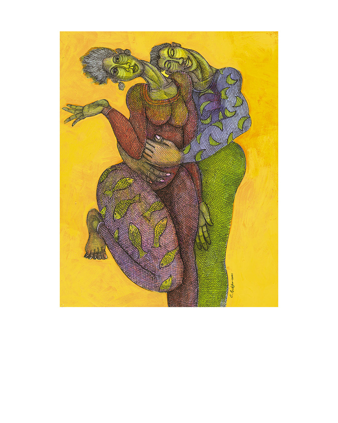 I Feel You — original artwork by Charles A. Bibbs
