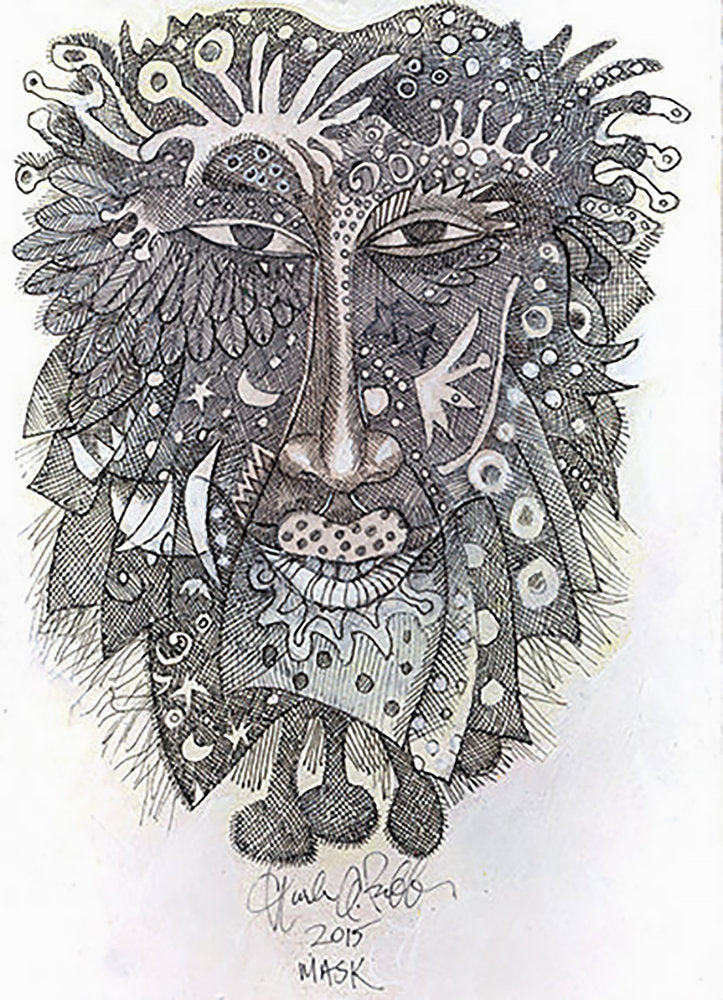 Detail of Modern Mask by Charles A. Bibbs