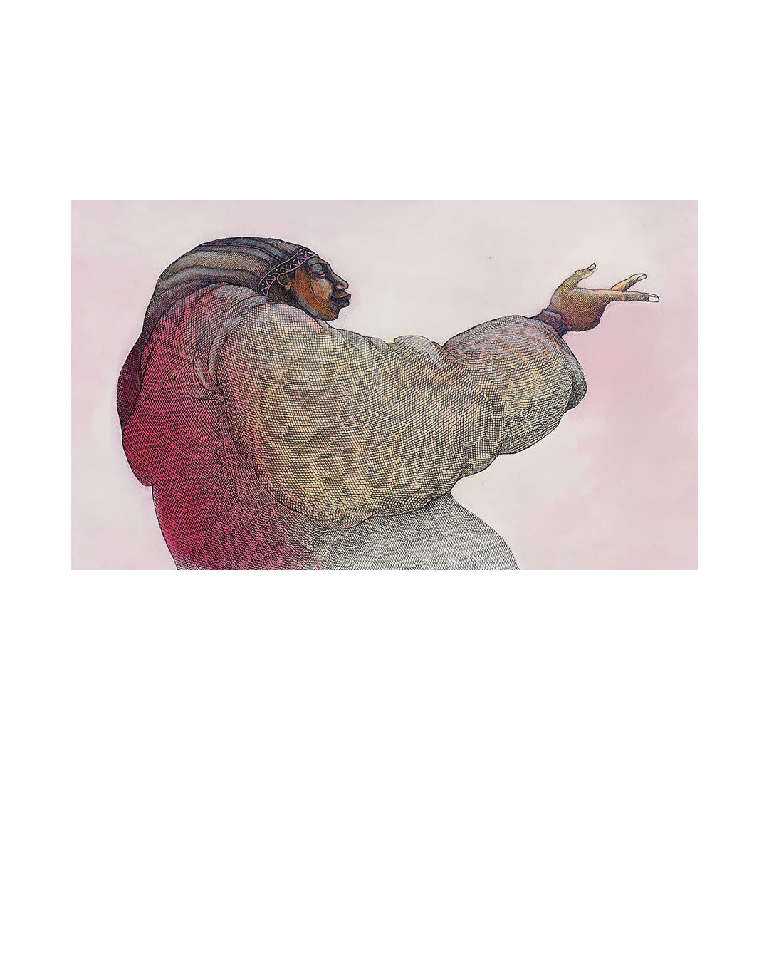 The Mystic 3 — original artwork by Charles A. Bibbs
