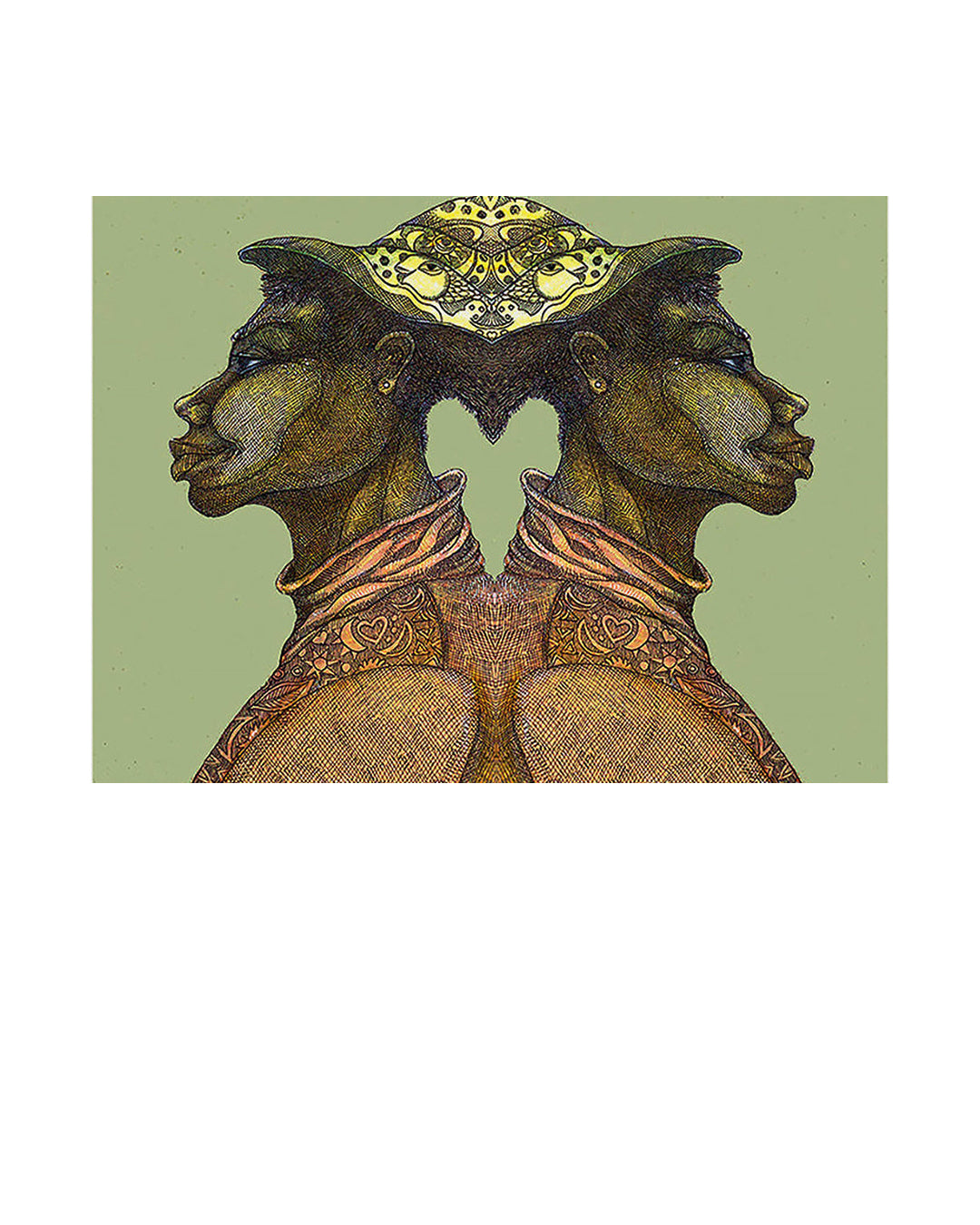 One Love — original artwork by Charles A. Bibbs