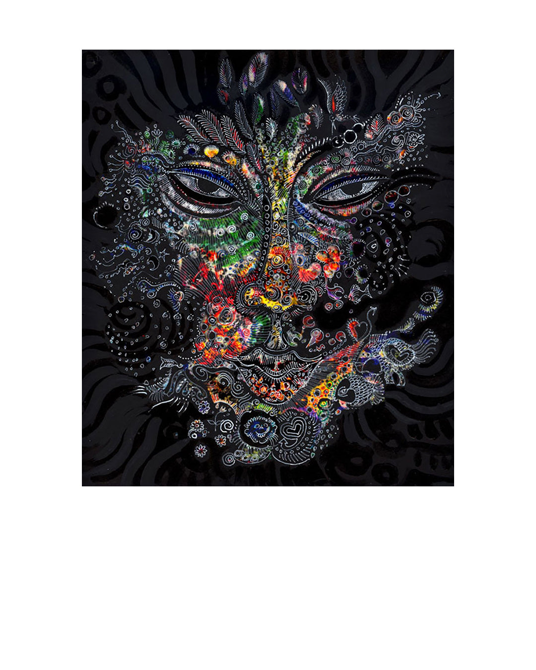 Mask # 3 Collaboration - Sold Out — original artwork by Charles A. Bibbs