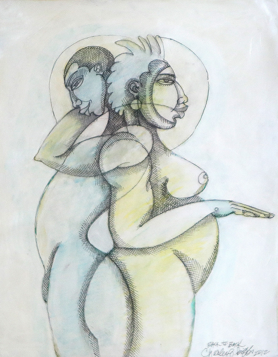 Detail of Back To Back by Charles A. Bibbs