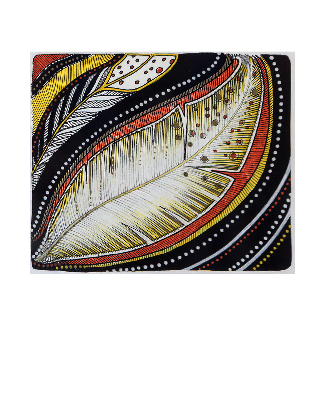Feather Trademark — original artwork by Charles A. Bibbs