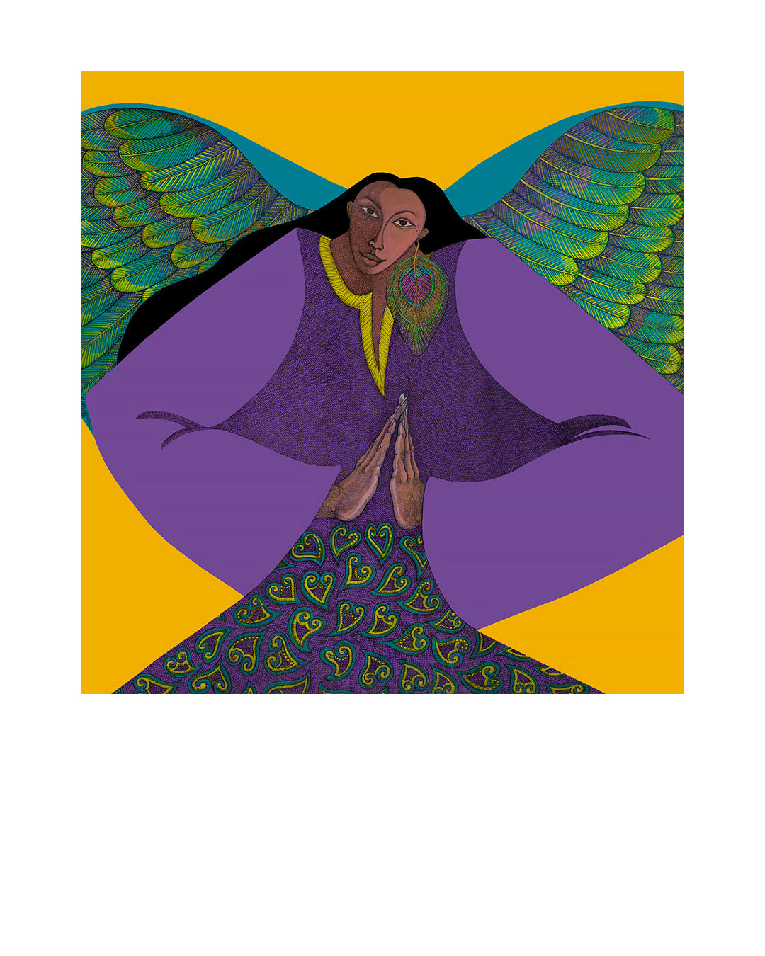 Angel Of Golden Light — original artwork by Charles A. Bibbs