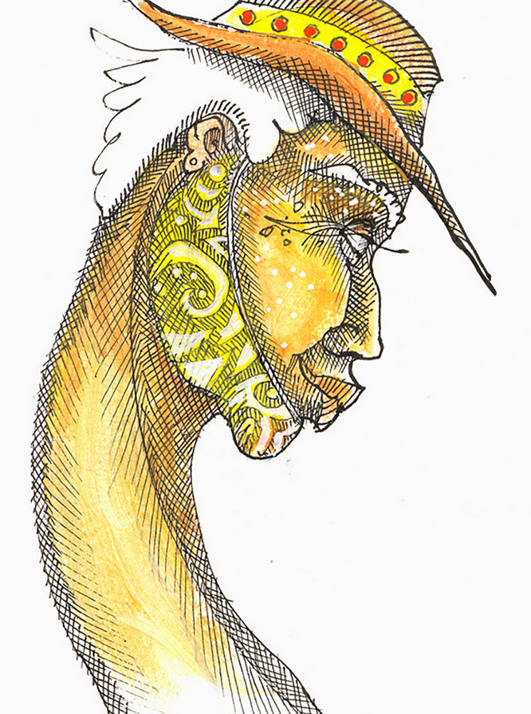 Detail of Long Neck Bro by Charles A. Bibbs