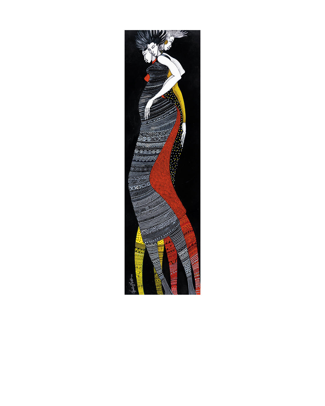 Long Legs — original artwork by Charles A. Bibbs