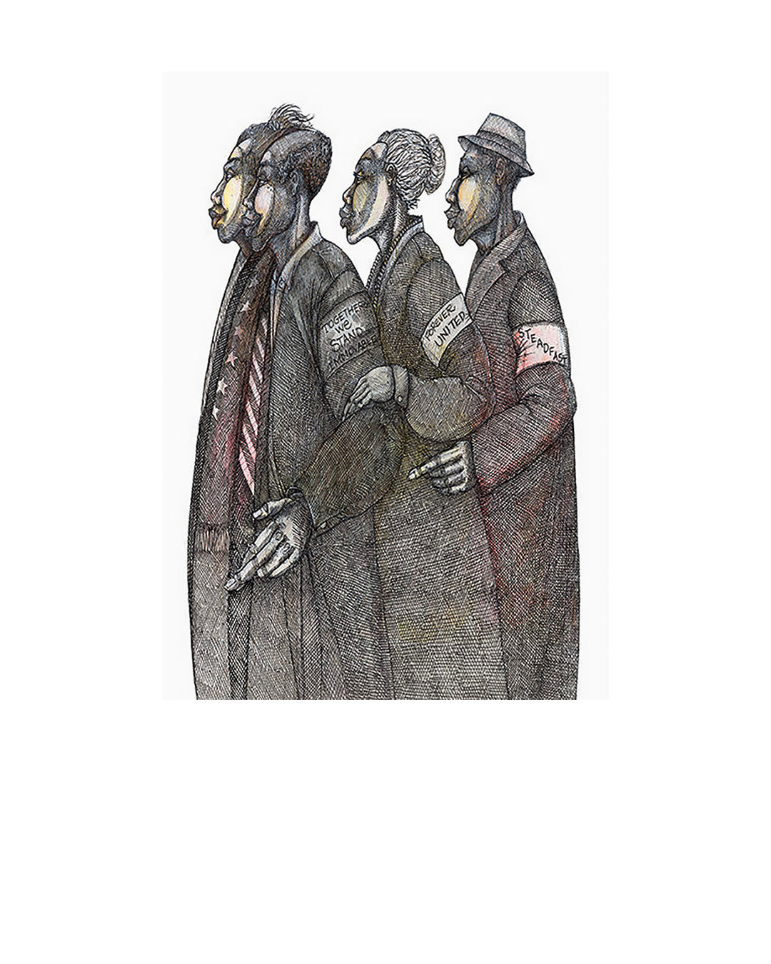 Together We Stand — original artwork by Charles A. Bibbs