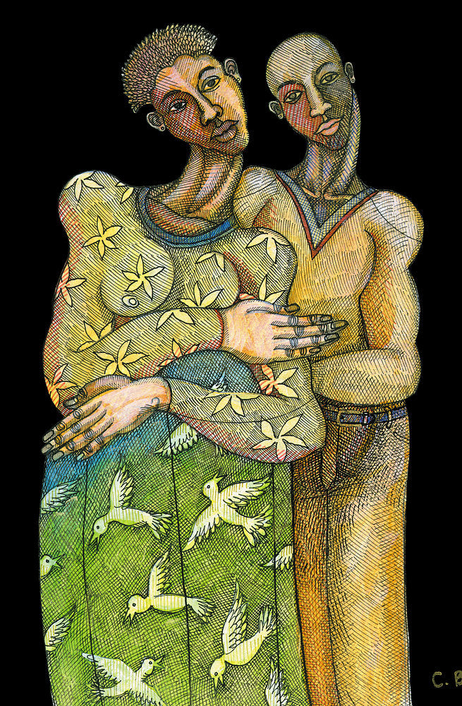 Detail of Me And My Girl by Charles A. Bibbs