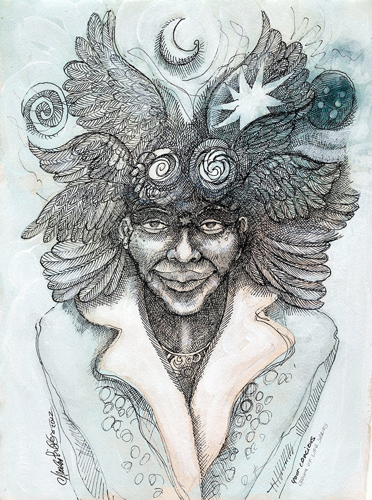 Detail of Your Conscious by Charles A. Bibbs