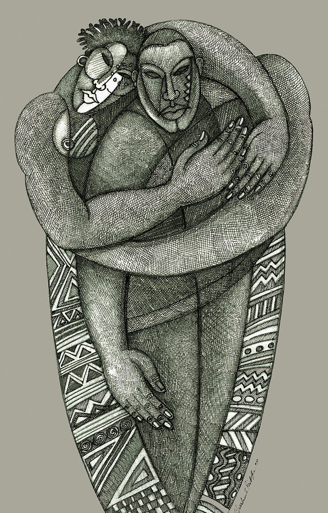 Detail of Love Thy Man by Charles A. Bibbs