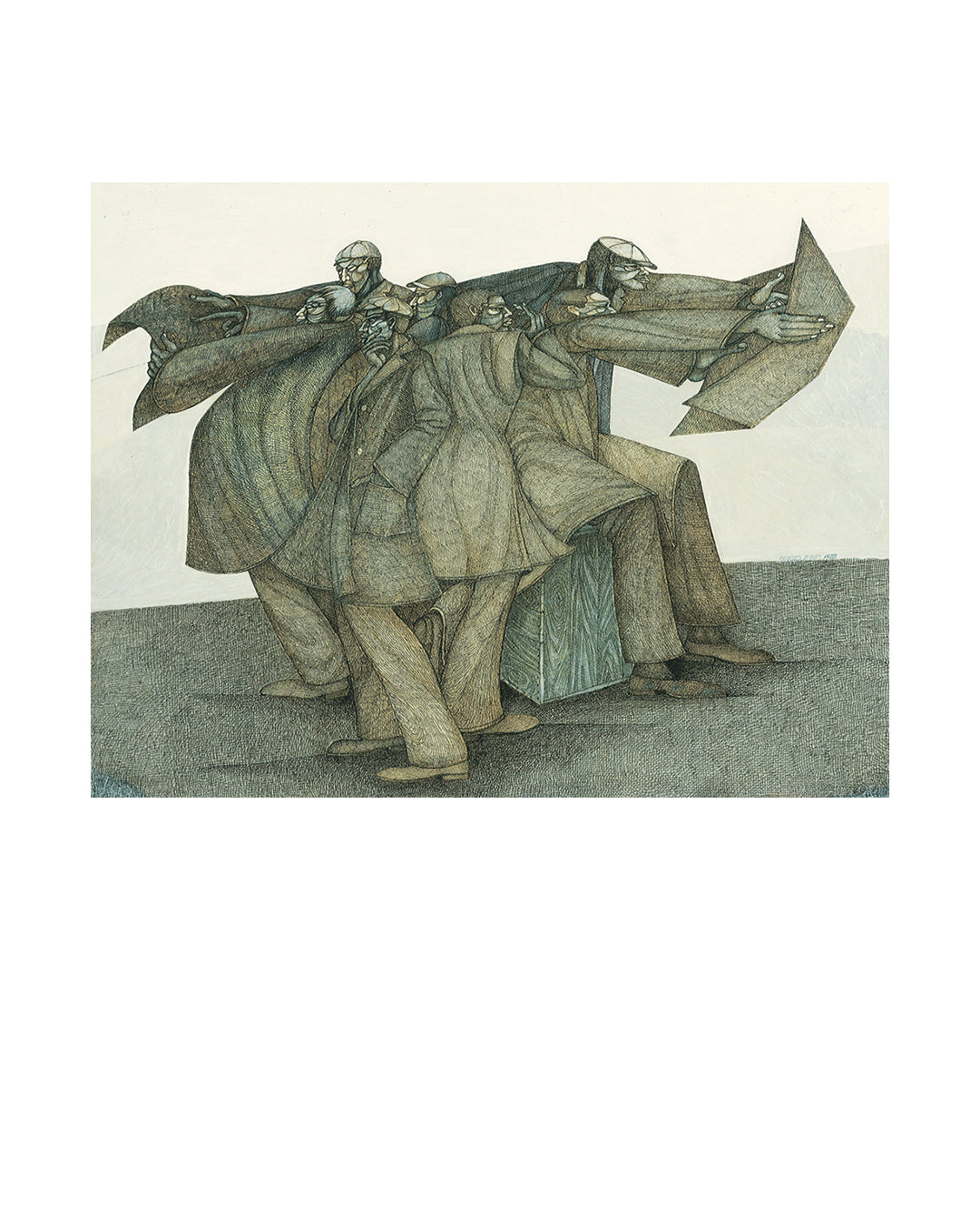 Good News — original artwork by Charles A. Bibbs