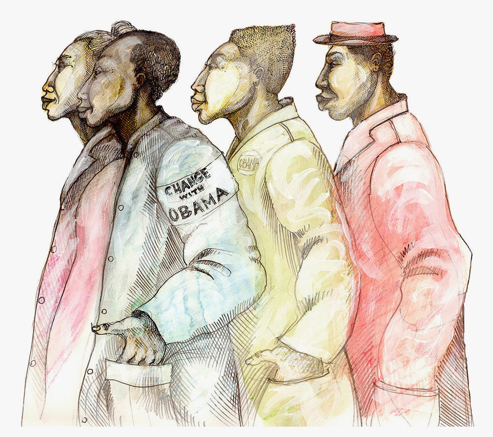 Detail of Change With Obama by Charles A. Bibbs