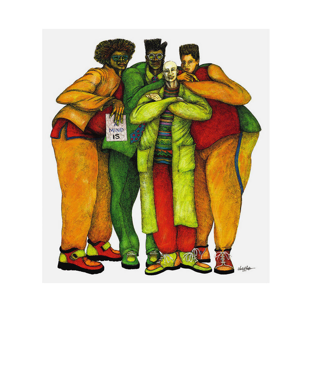 A Mind Is — original artwork by Charles A. Bibbs