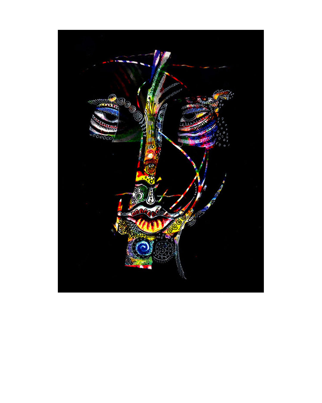 Mask #5 Collaboration - Sold Out — original artwork by Charles A. Bibbs
