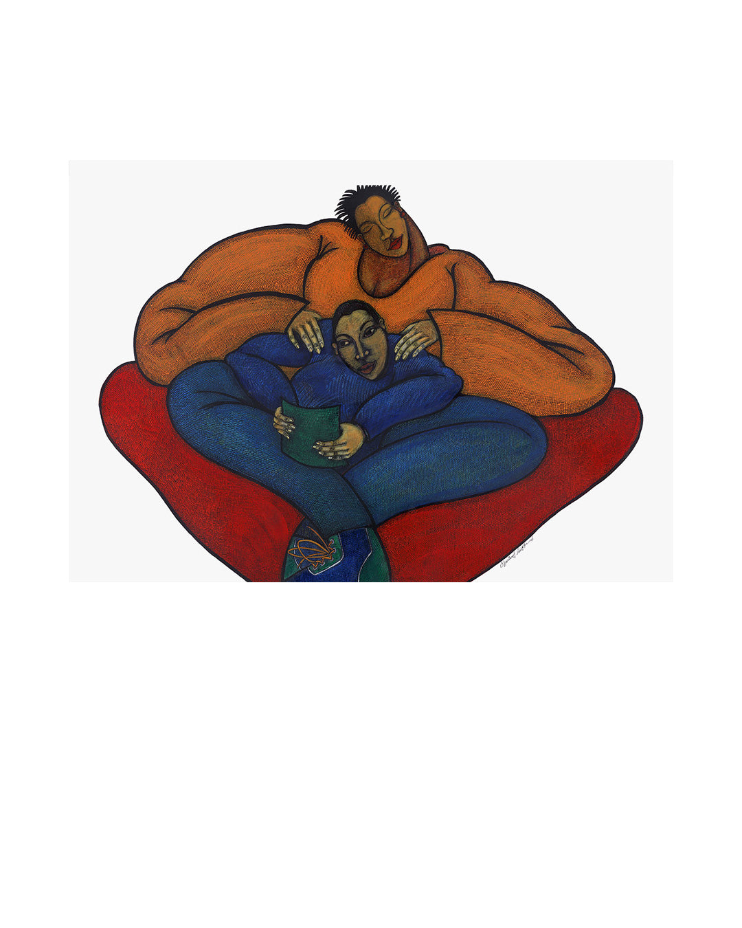 Teach One — original artwork by Charles A. Bibbs
